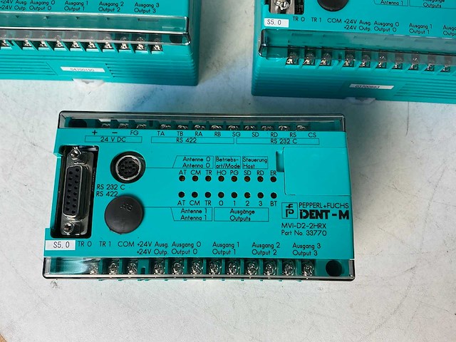 Pepperl+fuchs dent-m mvi-d2-2hrx evaluation unit (5x) - afbeelding 3 van  7