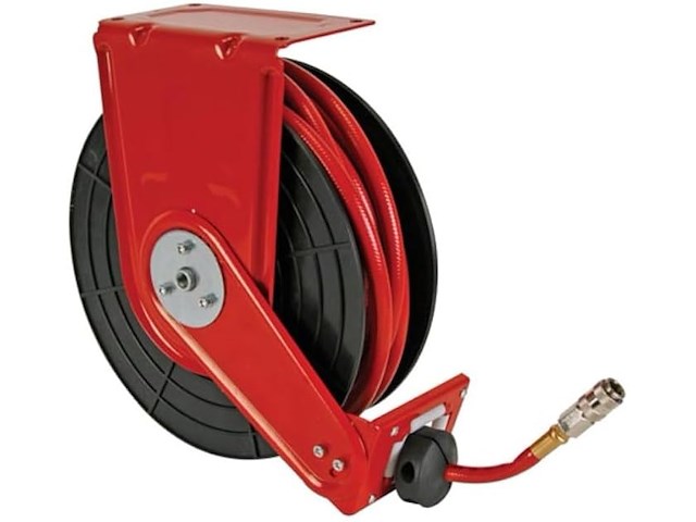 Perel automatische luchtslanghaspel 15 m - afbeelding 1 van  4