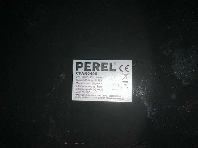 Perel industriële vloerventilator - afbeelding 6 van  10