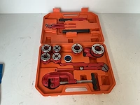Perel professionele 9-delige pijpdraadsnijset (1/4" t/m 1-1/4")