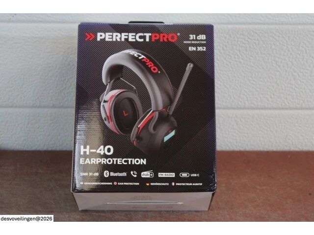 Perfectpro headphone h-40 dab+ / fm - afbeelding 2 van  3