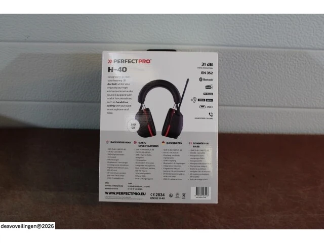 Perfectpro headphone h-40 dab+ / fm - afbeelding 3 van  3