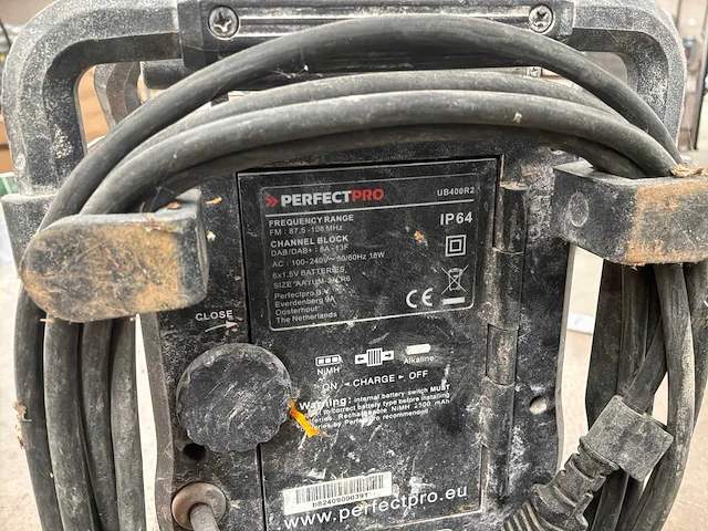 Perfectpro ubox400r werfradio - afbeelding 2 van  4