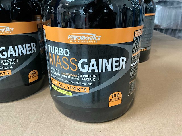 Performance sports nutrition turbo mass gainer voedingssupplement (304x) - afbeelding 2 van  14