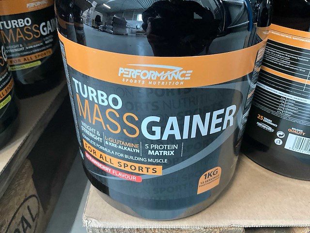 Performance sports nutrition turbo mass gainer voedingssupplement (304x) - afbeelding 5 van  14