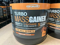 Performance sports nutrition turbo mass gainer voedingssupplement (304x) - afbeelding 12 van  14