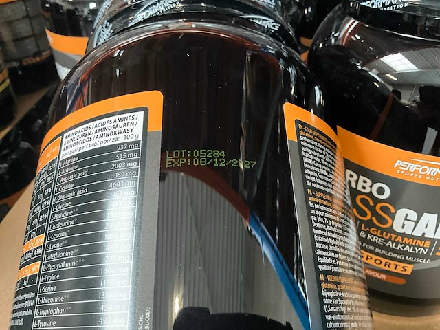 Performance sports nutrition turbo mass gainer voedingssupplement (304x) - afbeelding 13 van  14
