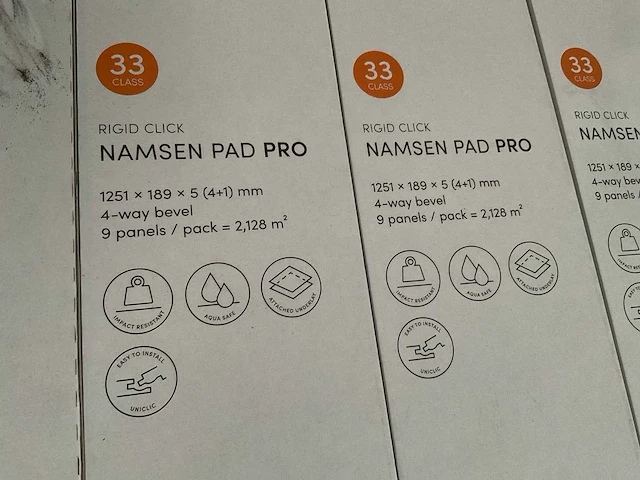 Pergo namsen pad pro rigid click pvc vloer 34 m2 - afbeelding 4 van  5