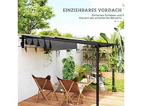 Pergola terrasdak ca. 3x3m terrasdak - afbeelding 5 van  9