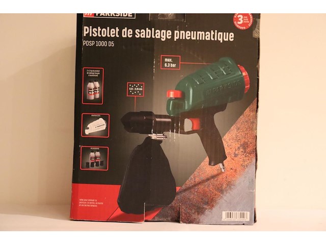 Perslucht-zandstraalpistool parkside pdsp 1000 d5 - afbeelding 5 van  5