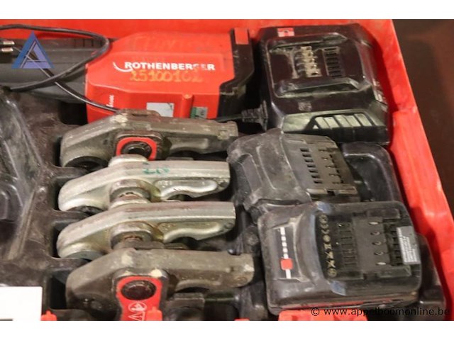 Persmachine - rothenberger - toebehoren - persbekken, opladers - afbeelding 2 van  3