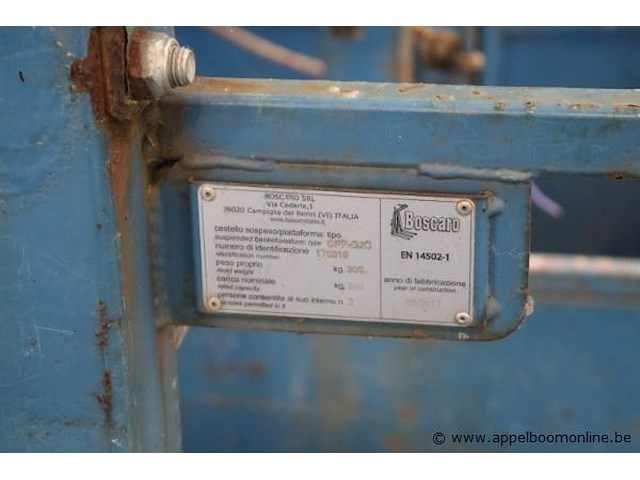 Personenkooi boscaro cfp-g20, cap 300kg, bj 2017 - afbeelding 3 van  3