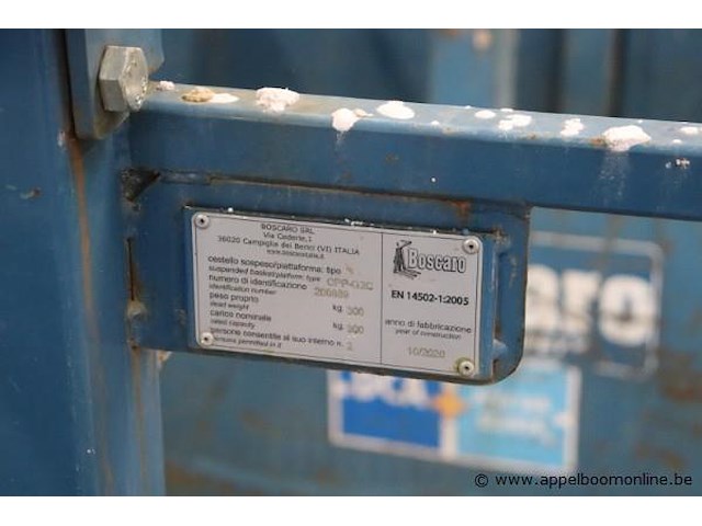 Personenkooi boscaro cfp-g20, cap 300kg, bj 2019 - afbeelding 3 van  3