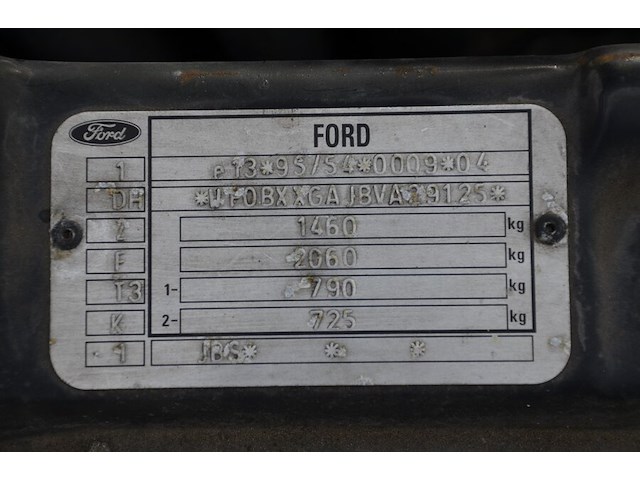 Personenwagen ford fiesta, chassisnummer: wf0bxxgajbva29125, bouwjaar: 29/10/1997 met inschrijvingsbewijs, gelijkvormigheidsattest, schouwingsbewijs (verlopen), 1 sleutel - afbeelding 7 van  30