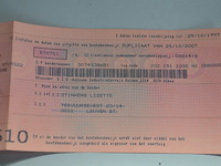 Personenwagen ford fiesta, chassisnummer: wf0bxxgajbva29125, bouwjaar: 29/10/1997 met inschrijvingsbewijs, gelijkvormigheidsattest, schouwingsbewijs (verlopen), 1 sleutel - afbeelding 9 van  30