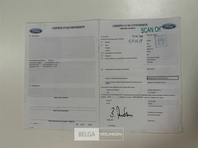 Personenwagen ford fiesta - afbeelding 9 van  15