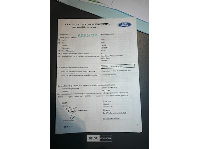 Personenwagen ford focuss - afbeelding 19 van  19