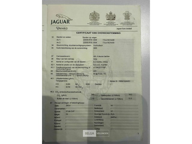 Personenwagen jaguar type ccx - afbeelding 28 van  35