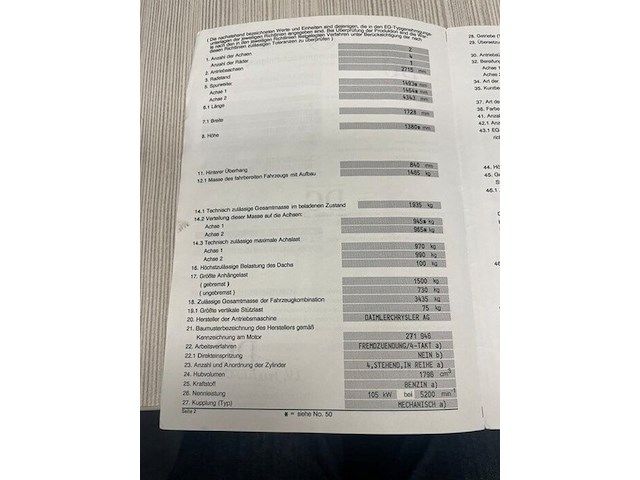 Personenwagen mercedes c180, type 203cl, variant r846k0, versie lhaaa402, ch.nr. wdb2037461a65287, bouwjaar 03-05-2004 (sleutel, alle boorddocumenten) (1) - afbeelding 25 van  40