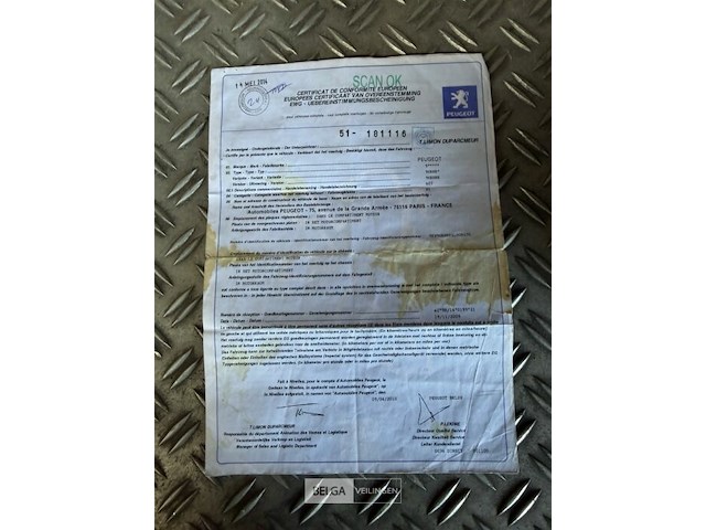 Personenwagen peugeot 607 - afbeelding 11 van  30