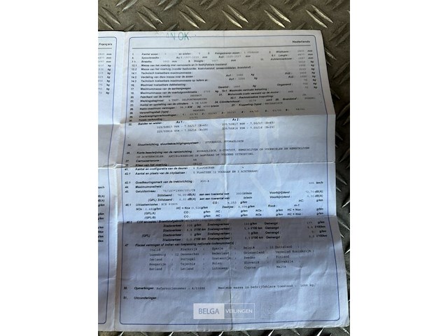 Personenwagen peugeot 607 - afbeelding 5 van  20