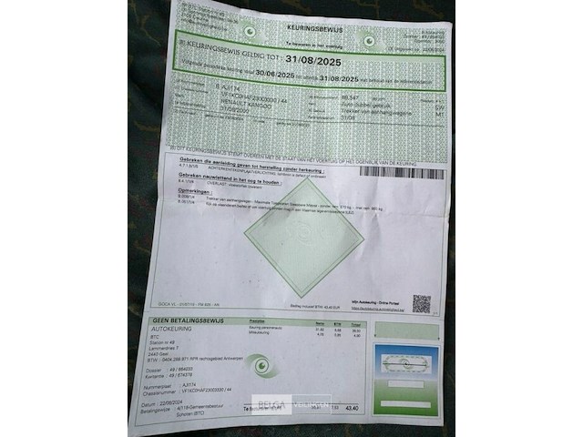 Personenwagen renault kangoo - afbeelding 25 van  29