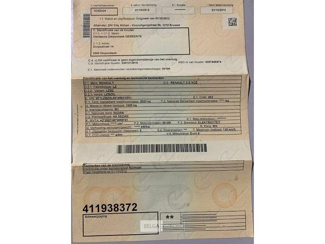 Personenwagen renault sedan - afbeelding 16 van  21