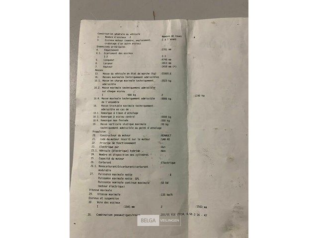 Personenwagen renault sedan - afbeelding 19 van  21