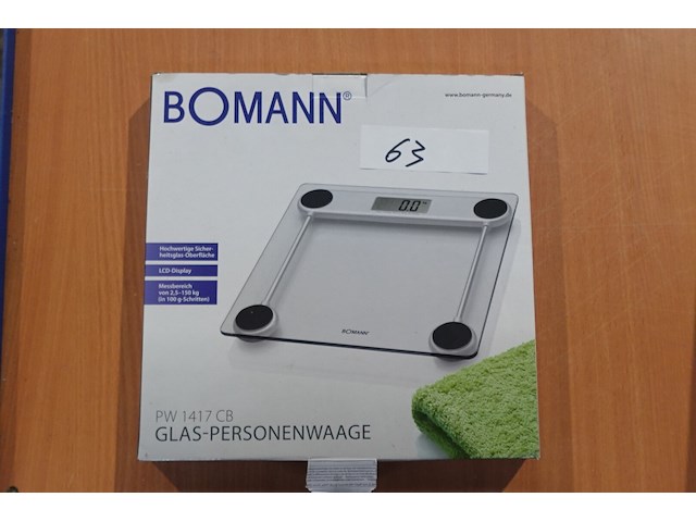 Personenweegschaal bomann - afbeelding 1 van  2