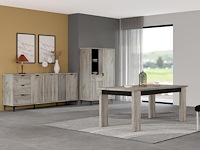 Peru vitrinekast 100 cm - afbeelding 2 van  2