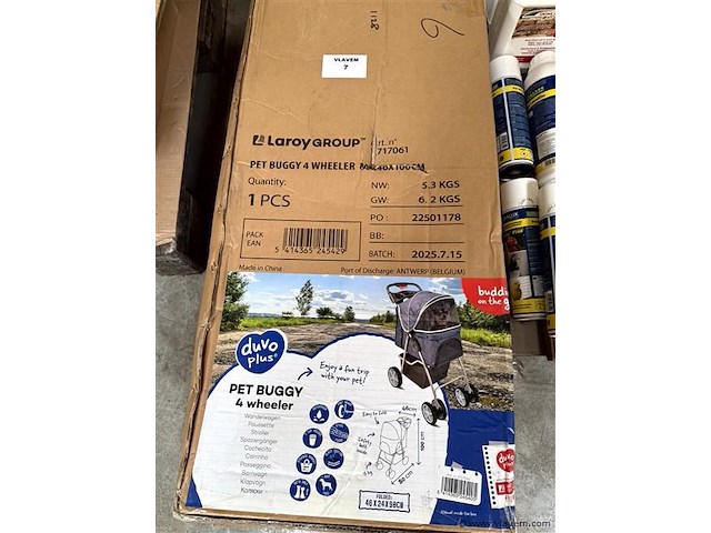Pet buggy 4 wheeler - afbeelding 1 van  1