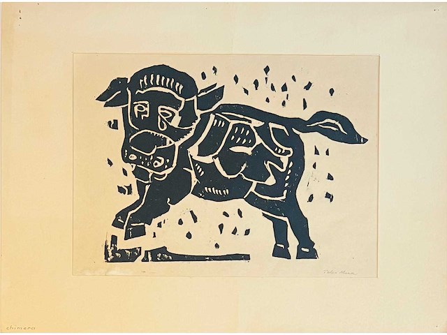 Peter alma - houtsnede - vanaf 1 euro - afbeelding 2 van  4