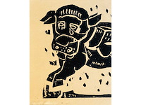 Peter alma - houtsnede - vanaf 1 euro - afbeelding 3 van  4