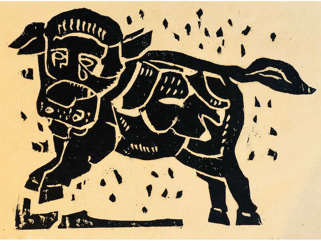 Peter alma - houtsnede - vanaf 1 euro - afbeelding 4 van  4