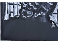 Peter klashorst - portret vii - acryl op zeildoek - 90x80 cm - 2007 - afbeelding 5 van  10