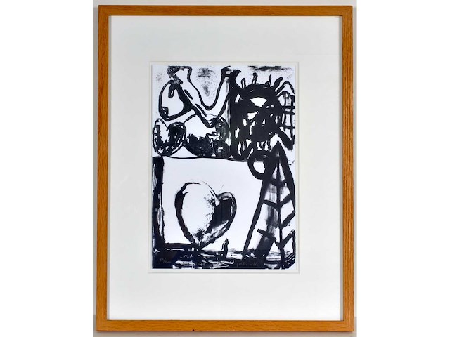 Peter otto - zeefdruk - ingelijst - afbeelding 1 van  5