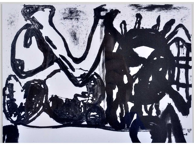 Peter otto - zeefdruk - ingelijst - afbeelding 3 van  5