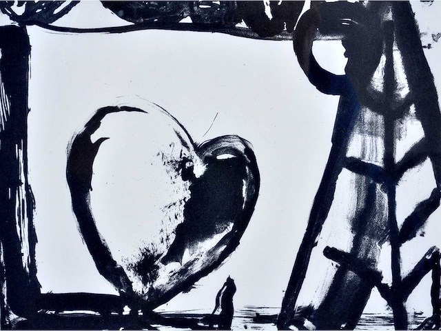Peter otto - zeefdruk - ingelijst - afbeelding 4 van  5