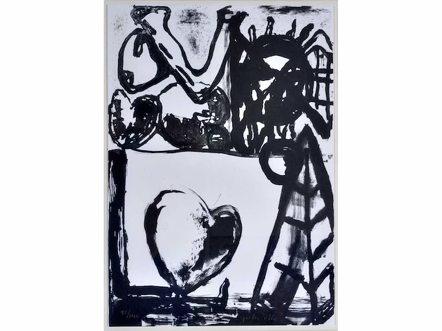 Peter otto - zeefdruk - ingelijst - afbeelding 2 van  6