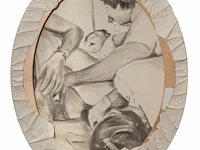 Peter scott (xx-xxi), 'four births', a series of four oval canvases, 1984, painted on the verso 71 x 56 cm. (27.94 x 22.05 in.) - afbeelding 2 van  9