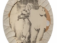 Peter scott (xx-xxi), 'four births', a series of four oval canvases, 1984, painted on the verso 71 x 56 cm. (27.94 x 22.05 in.) - afbeelding 6 van  9