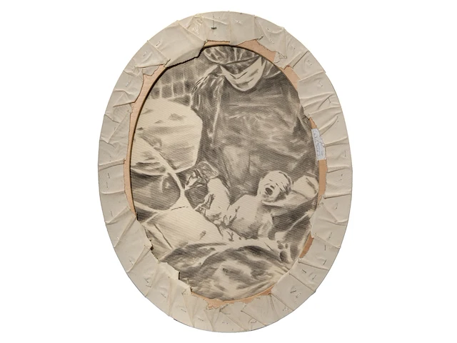 Peter scott (xx-xxi), 'four births', a series of four oval canvases, 1984, painted on the verso 71 x 56 cm. (27.94 x 22.05 in.) - afbeelding 8 van  9