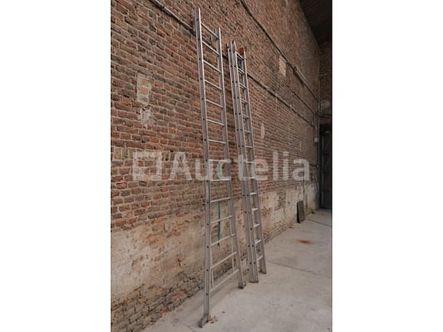 Petry 3x14 aluminium drievoudige ladder - afbeelding 2 van  7