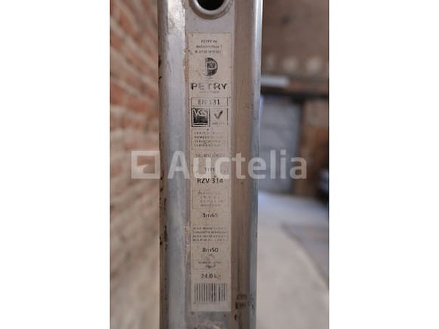 Petry 3x14 aluminium drievoudige ladder - afbeelding 5 van  7