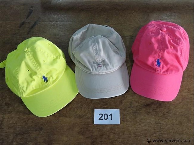 Petten 3 stuks, oa ralph lauren - afbeelding 1 van  4