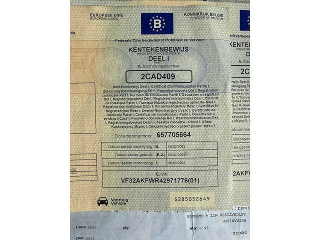 Peugeot - 2003 - 206 - personenauto - afbeelding 18 van  28