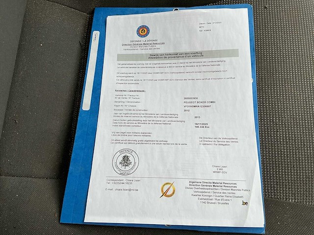 Peugeot - boxer - 9 zitplaatsen - afbeelding 26 van  27