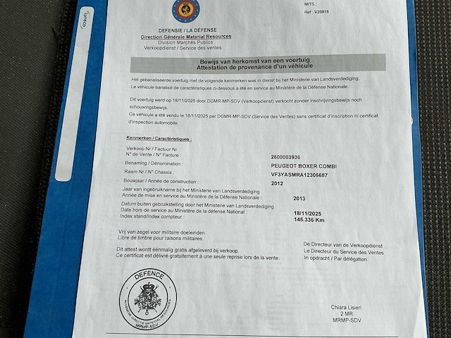 Peugeot - boxer - 9 zitplaatsen - afbeelding 3 van  4