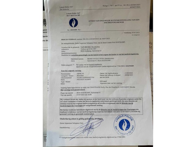 Peugeot - kisbee - k1 - light mopeds & light motorised scooters - afbeelding 6 van  7