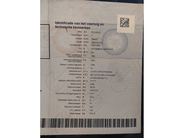 Peugeot - partner - 7 - van - afbeelding 7 van  15